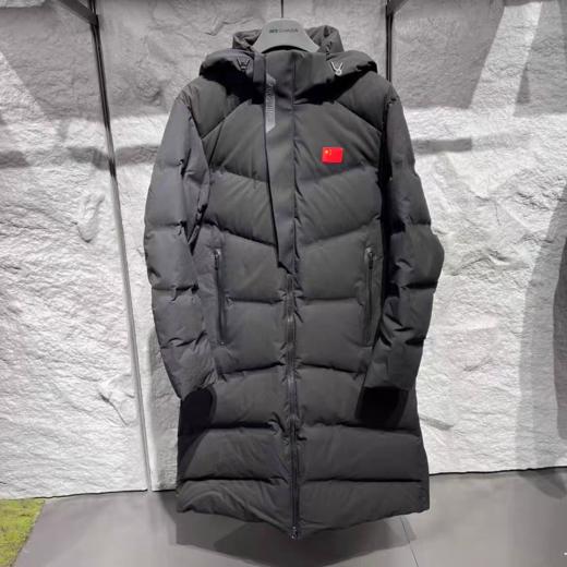 安踏冠军2025年冬季新款男士防风透湿鹅绒长款羽绒服152540915 商品图0