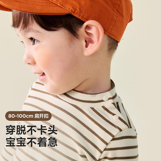 迷你巴拉男女童长袖T恤半高领修身百搭打底衫秋儿童亲子内搭 商品图3