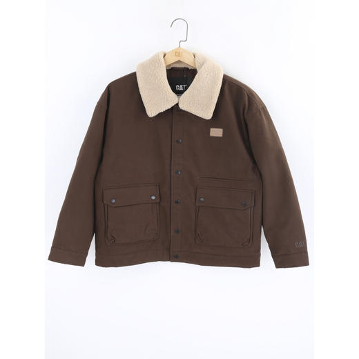【云粉节】【95折】6楼卡特CAT秋冬短款羽绒服褐色CO3DWW49221C33，吊牌价1598，现价1518 商品图1