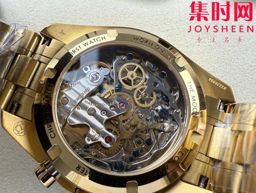 N1欧米茄超霸计时系列 超霸月球表 第四代超霸 金超霸 定制透底Cal.3861手动上链机械机芯 男士腕表 表径42mm 商品图7