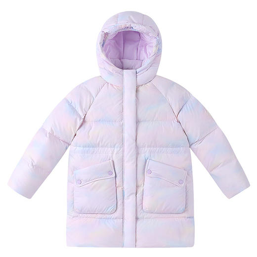 【实体店同款】女童中长款羽绒服冬季新款安奈儿童装AG545393 商品图5