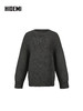 HIDEMI 极简大廓形圆领粗棒针羊驼毛羊毛混纺花纱宽松慵懒毛衣 商品缩略图6
