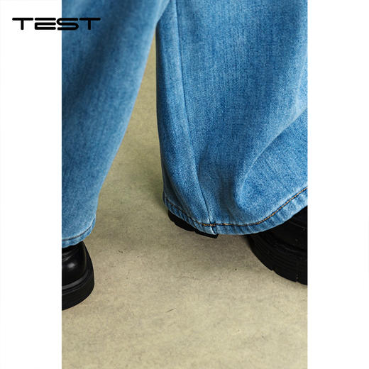 冬上新宽松显瘦显高阔腿直筒裤3254051 商品图6