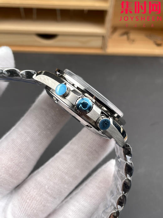 N1欧米茄超霸计时系列 超霸月球表 第四代超霸 熊猫超霸 定制透底Cal.3861手动上链机械机芯 男士腕表 表径42mm 商品图3