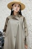 ESTELLICA 高级感个性拼接宽松廓形大衣外套 20770 商品缩略图1