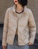 丁摩 短款轻薄羽绒服女宽松立领外套 商品缩略图1