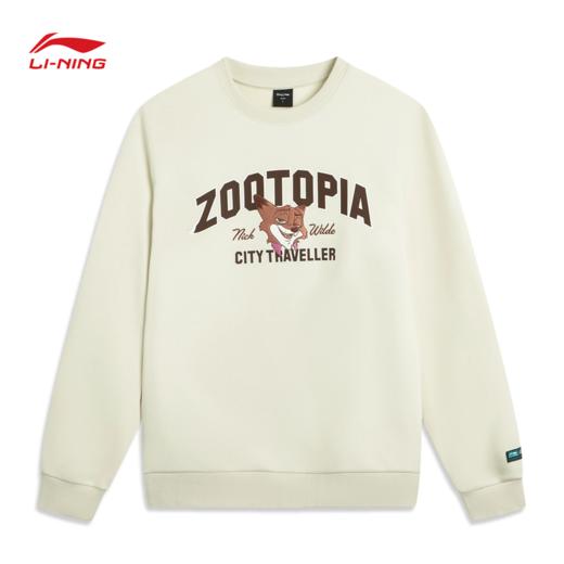 李宁｜迪士尼疯狂动物城联名系列男子套头卫衣AWDVB25 商品图3