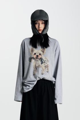 SIA SAYLOR 个性印花图案时尚休闲宽松上衣 21103