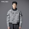PINLI品立2025冬季新款男士棒球领贴布烫钻棉衣棉服夹克外套潮牌B253105016 商品缩略图0