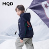 【MQD】冬季男大童撞色拼接学院风连帽外套 商品缩略图1