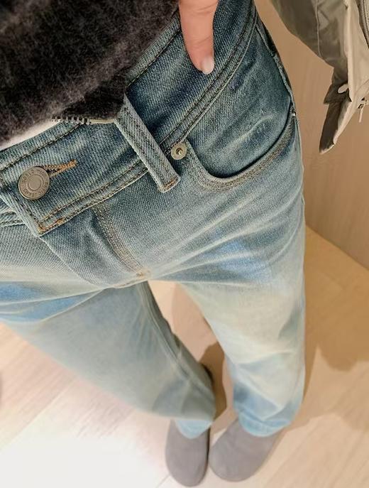 土耳其新作高光水洗抓绒青青薯条裤 商品图2