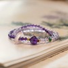 【紫水晶双圈手串】敦煌福泽南红玛瑙双圈手串女 天然紫水晶好运珠叠戴手链新中式国潮礼物 商品缩略图7