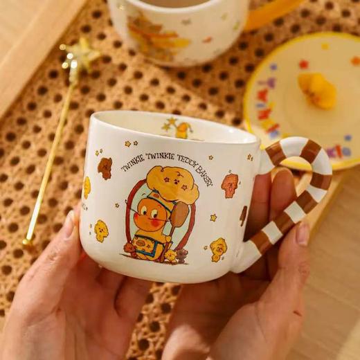 4楼Eubelle欧蓓 川岛屋星星人带盖马克杯陶瓷杯咖啡杯450ml礼盒 活动价：69元 商品图1