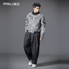PINLI品立2025冬季新款男士棒球领贴布烫钻棉衣棉服夹克外套潮牌B253105016 商品缩略图1