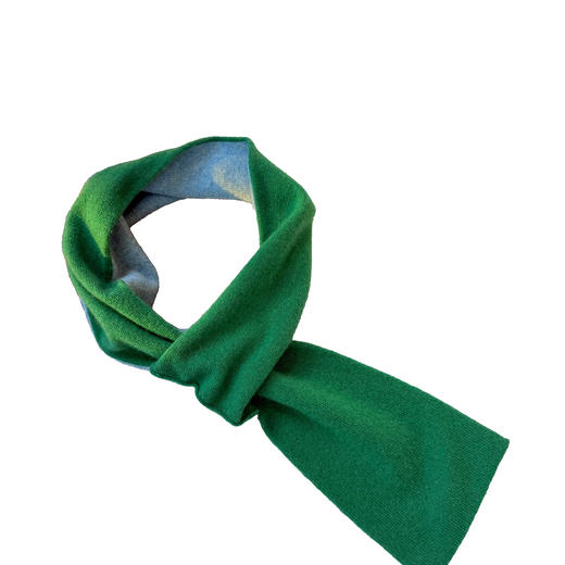 力荐！多色可选100山羊绒小围巾男女加厚针织围脖 商品图1