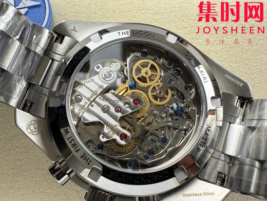 N1欧米茄超霸计时系列 超霸月球表 第四代超霸 黑盘超霸 定制透底Cal.3861手动上链机械机芯 男士腕表 表径42mm 商品图6