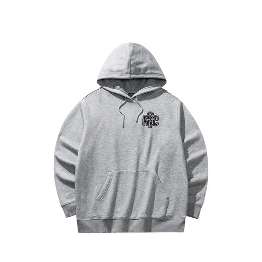 安踏加绒卫衣男冬季新款美式复古宽松加厚长袖运动上衣152548706N 商品图0