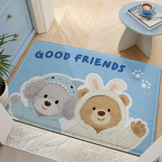 地垫行业TOP1【大江】入户地垫 高弹丝圈 刮泥除尘耐刮蹭  有效除尘+防滑护地  家居必备超省心 商品图1