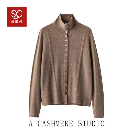 MENG·Baby Cashmere【头等舱】100小山羊绒高领显瘦羊绒衫 商品图3