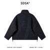 23797SDSA秋冬新款痞帅男装简约时尚拉链立领鹅绒服重工下摆松紧外套 商品缩略图5