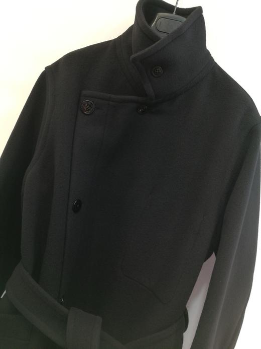 男款单排扣羊毛大衣he013 商品图2