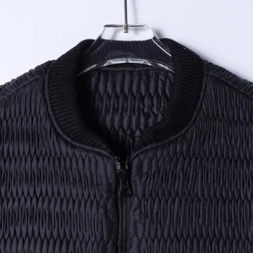 23886SDSA秋冬新款痞帅男装潮牌纯色肌理感设计拉链棒球领鹅绒服百搭 商品图2