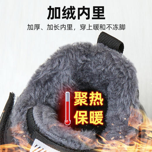 雪地靴女冬季新款棉鞋妈妈鞋魔术贴大码加绒加厚情侣健步棉靴 商品图2