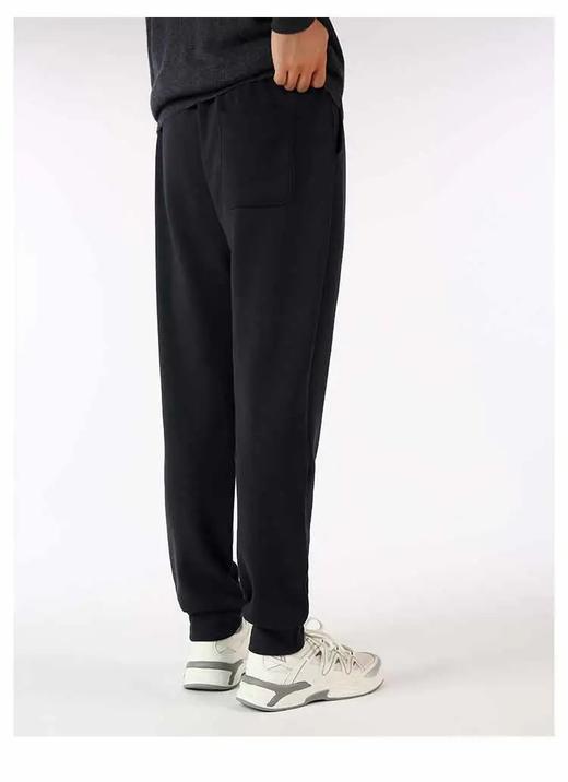 【磨毛内层+蓄热空气层+防风抗寒层】耐尔羊毛蚕丝防风休闲男裤（W4094） 商品图7