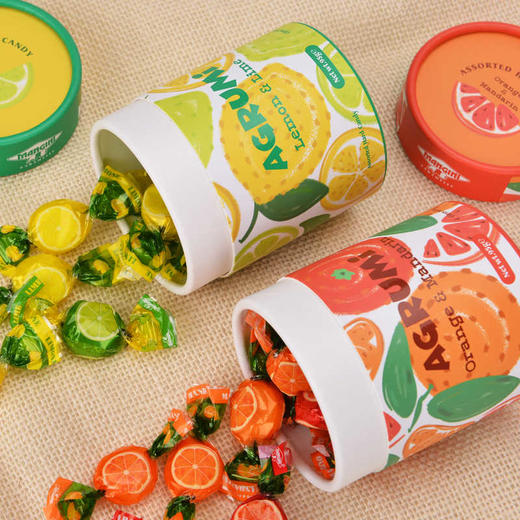 曼吉尼青柠柠檬汁/橙子柑桔果汁糖果95g/064598/064599  醇香果味硬糖 好吃不腻 每时每刻享受甜蜜好滋味 商品图0