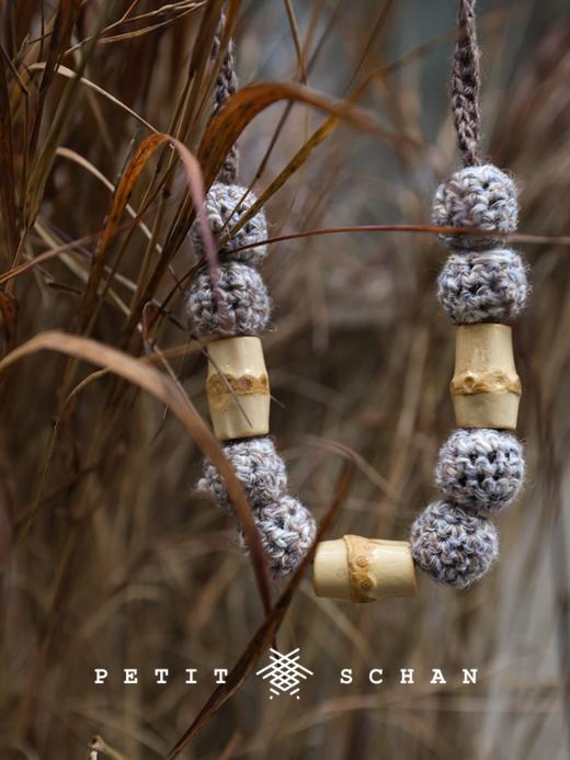 2500积分兑换 PETIT SCHAN小闪 绕指柔 美丽诺羊毛长绒棉手编项链 商品图4