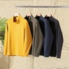 男士 全压胶 高端休闲立领T恤衫 高克重厚针织打底衫 吸湿速干面料 保持干燥 通勤户外 商品缩略图0