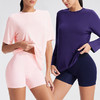跃牌【颜值有理】系列 裸感瑜伽套装长袖上衣薄款短裤瑜伽服健身运动休闲套装YT1336+YT1328+YD1335 商品缩略图0