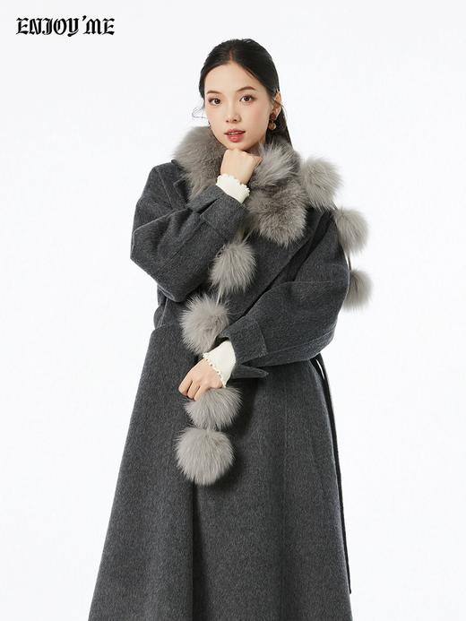 【门店同款】ENJOY冬季“暖冬知性”腰带长款大衣 167144410 商品图0