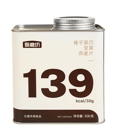 【甄磨坊食品】坚果燕麦片榛子黑巧口味500g*1 商品图0