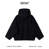 23768SDSA男士秋冬新款痞帅男装简约拼接拉链立领连帽鹅绒服假两件宽松 商品缩略图4