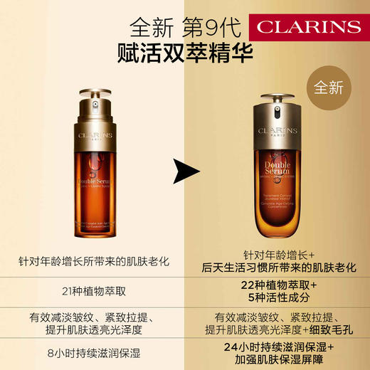 3666057202445 娇韵诗CLARINS 全新第九代黄金双萃精华提拉紧致抗老精华油淡化细纹扛老护肤甘油【30ml】 商品图2