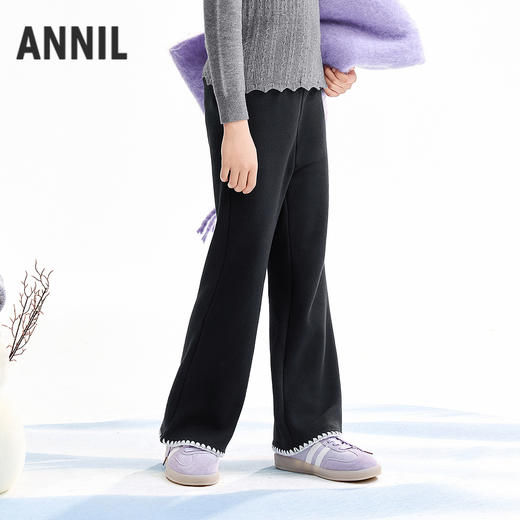 【实体店同款】女童全腰针织打底裤冬季新款安奈儿童装AG546065 商品图2