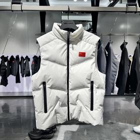 安踏冠军小白鹅绒马甲2025保暖背心152540910
