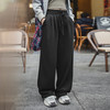 马登女装收腹束腰绑带喇叭卫裤直筒运动裤美式复古阔腿香蕉裤大码 商品缩略图4