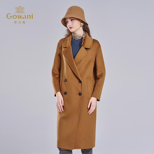 【100%羊绒】乔万尼新款100%山羊绒大衣高级感毛呢外套ET4A926 商品图3