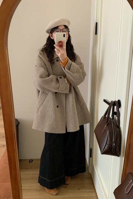 Le Malene 知性优雅羊毛呢子大衣外套 21105 商品图4