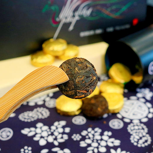 云顶2015年陈年古树普洱茶沱熟普 100g*1罐 商品图4