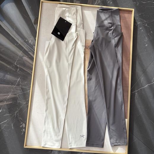 鸟家纯色高腰瑜伽运动裤 女款（蕾姐灰色S 米白色M参考） 商品图11