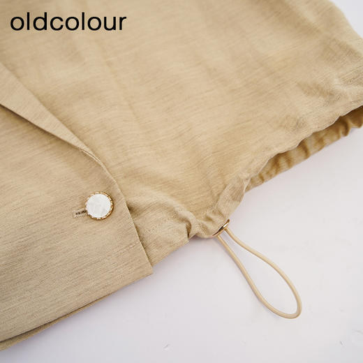 oldcolour欧珂春季时尚新款商场同款纯色长袖短外套女Q140402A1 商品图4