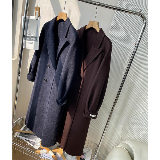 WS HY018『星光大衣』骆驼绒高定系双面羊毛大衣超减龄大牌感 商品图4