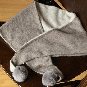 牧衣游原创 100%山羊绒围巾细腻柔软保暖 禾意【不支持会员折】