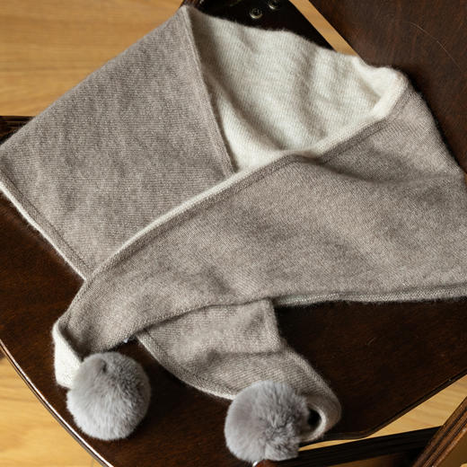 牧衣游原创 100%山羊绒围巾细腻柔软保暖 禾意【不支持会员折】 商品图0