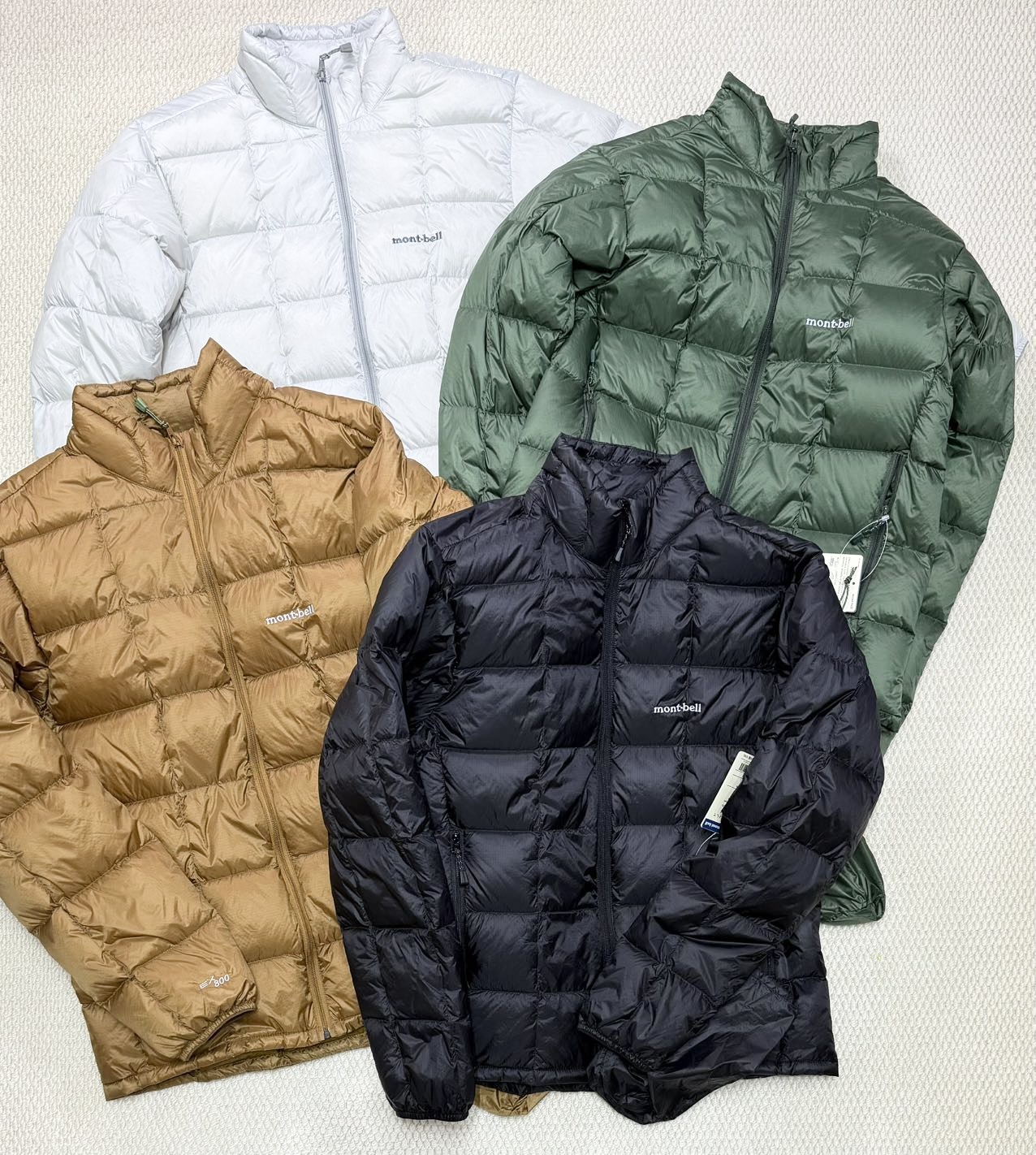 毒家！美山正品单。 威海贸易公司出日本剩余！！轻暖黑科技」mont·bell 800蓬90绒收纳羽绒服