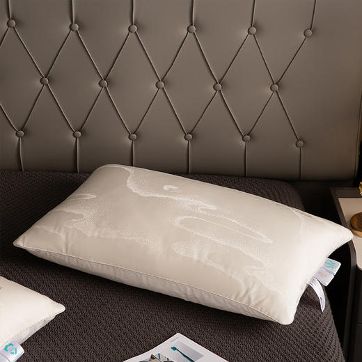 多喜爱 美眠康 冰姿枕蚕丝蛋白枕 真蚕丝高回弹超柔软 珍珠白/珊瑚粉 商品图9