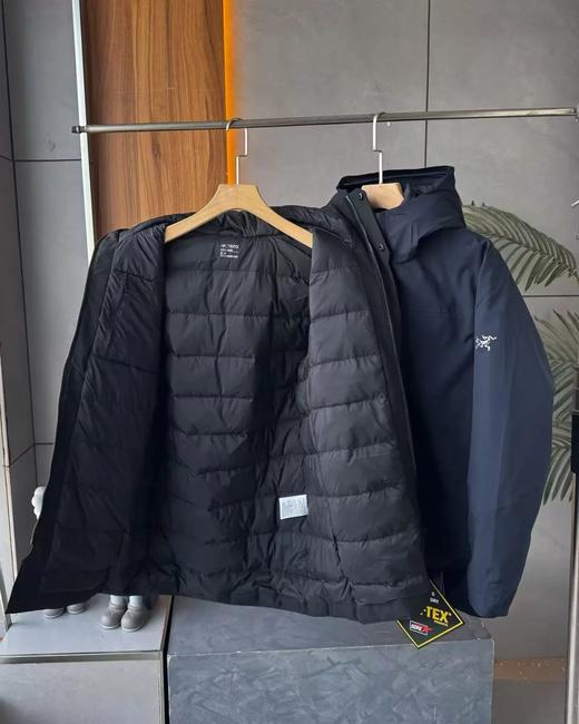 男款连帽羽绒服防风防水保暖派克大衣 商品图6